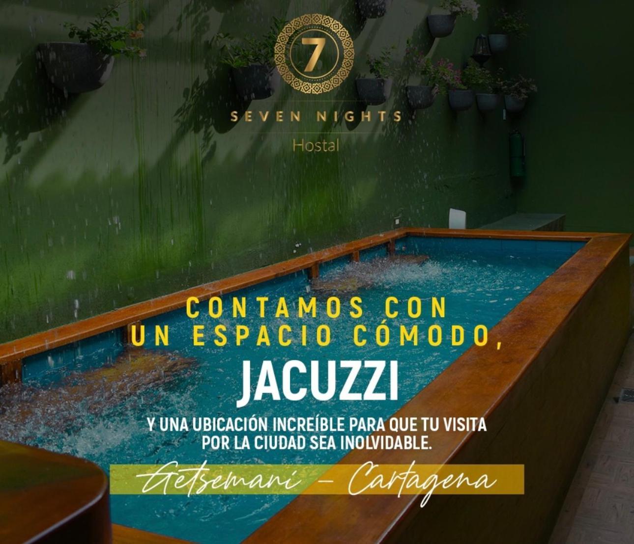 Seven Nights Hostel Cartagena Bagian luar foto